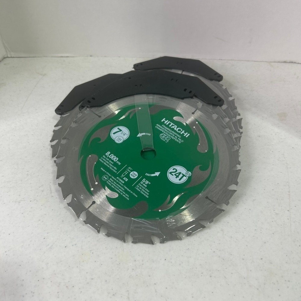 Hitachi 7-1/4" 24T Framing Ripping Circular Saw Blade 5/8" Arbor 115429 VPR Thin
